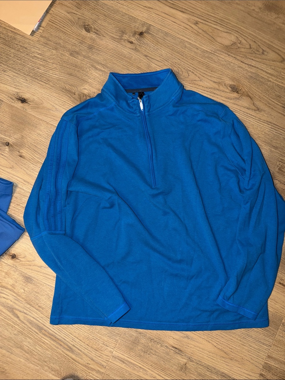 Adidas prime green golf Blue Quarter-Zip